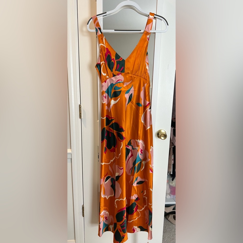 Reformation Daytona Silk Dress